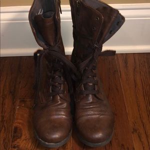 Brown Combat Boot
